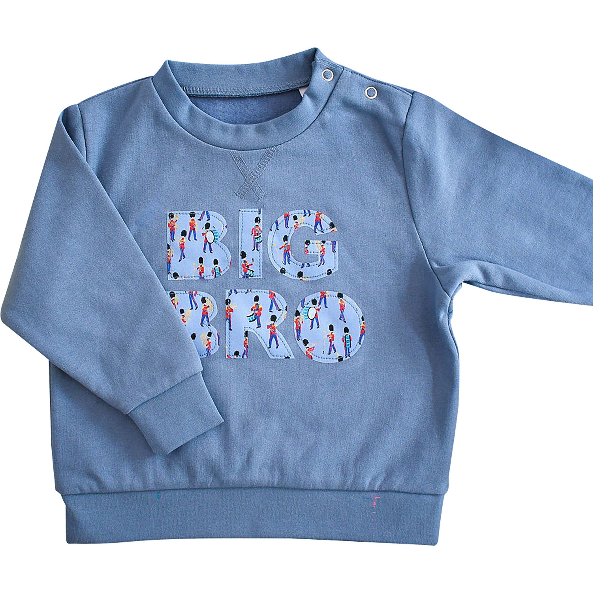 Liberty of London Big Bro Jumper, Blue - Sweatshirts - 1
