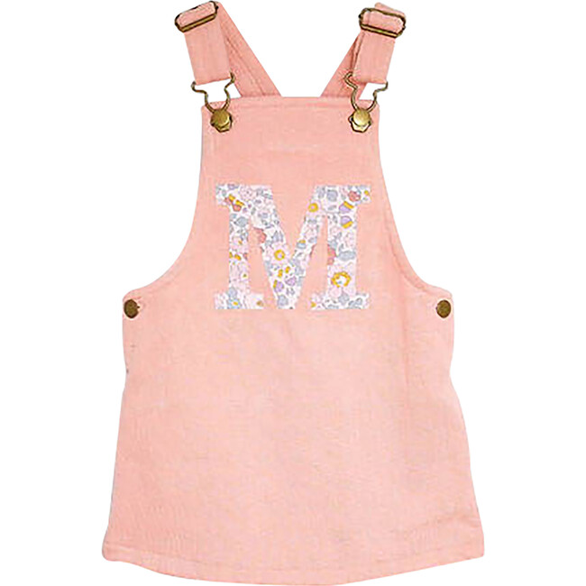 Liberty of London Children's Personalised Dungaree Dress, Pink