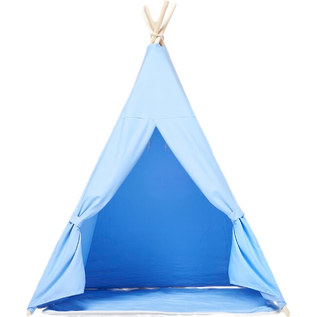 Play Tent With Cushion, Light Blue
