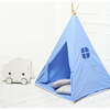 Play Tent With Cushion, Light Blue - Play Tents - 2