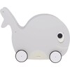 Toddler Whale Push Toy & Toy Storage, Mercure Grey - Push & Pull - 1 - thumbnail