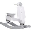 Rocking Toy Scooter, Diamond White & Grey - Rockers - 1 - thumbnail