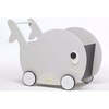 Toddler Whale Push Toy & Toy Storage, Mercure Grey - Push & Pull - 2