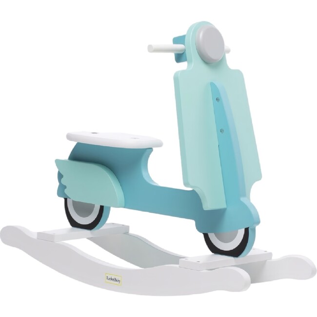 Rocking Toy Scooter, Green Mint