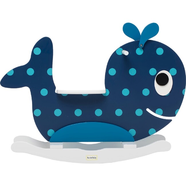 Gigio The Whale XXL Rocking Toy, Dark Blue