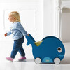 Toddler Whale Push Toy & Toy Storage, Universe Blue - Push & Pull - 2