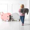 Toddler Whale Push Toy & Toy Storage, Mercure Grey - Push & Pull - 3
