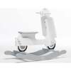 Rocking Toy Scooter, Diamond White & Grey - Rockers - 3