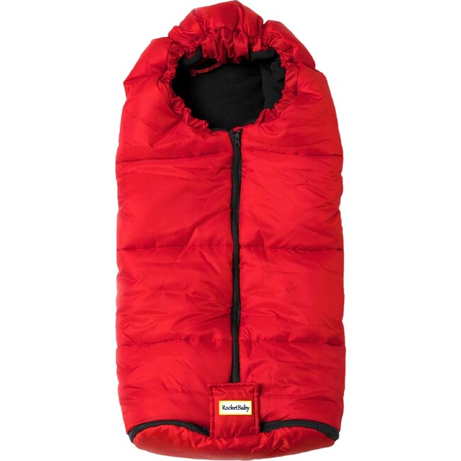Stroller Footmuff Igloo With Detachable Bottom, Red Molten Lava
