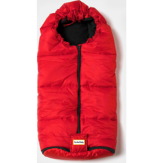 Stroller Footmuff Igloo With Detachable Bottom, Red Molten Lava - Stroller Accessories - 2