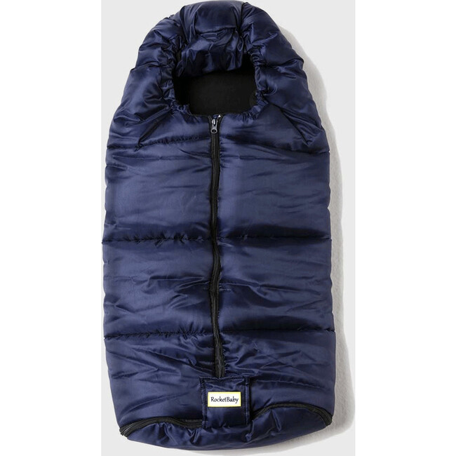 Stroller Footmuff Igloo With Detachable Bottom, Blue Night - Stroller Accessories - 2