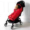 Stroller Footmuff Igloo With Detachable Bottom, Red Molten Lava - Stroller Accessories - 3