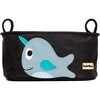 Oscar The Narwhal Stroller Organizer Bag, Blue & Black - Stroller Accessories - 1 - thumbnail