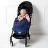 Stroller Footmuff With Ears, Blue - Stroller Accessories - 2
