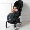 Stroller Footmuff With Ears, Black & White Dots - Stroller Accessories - 2
