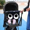 Eyes Stroller Organizer Bag, Black & White - Stroller Accessories - 2