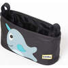 Oscar The Narwhal Stroller Organizer Bag, Blue & Black - Stroller Accessories - 3