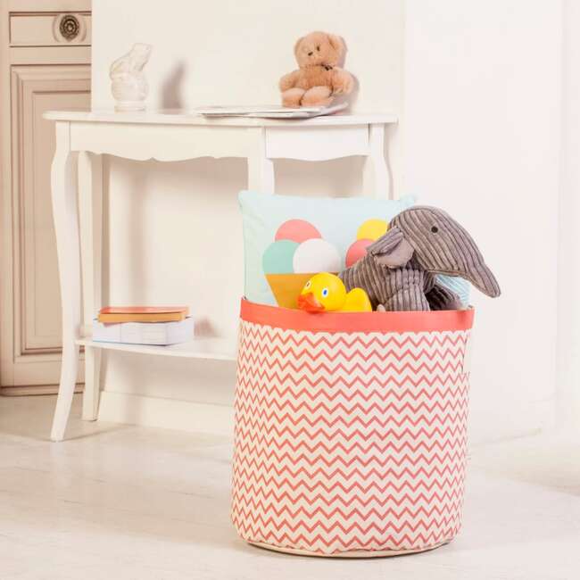 Zig-Zag XXL Storage Bin, Red - Storage - 2