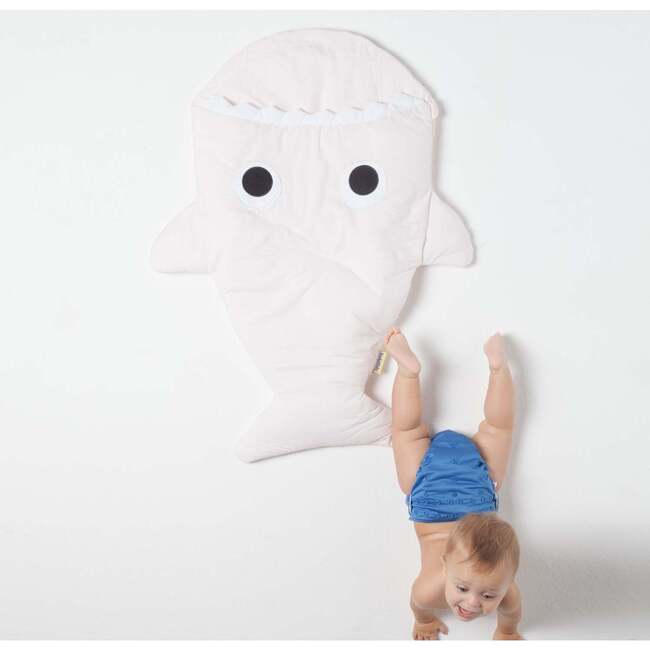 Baby Whale Sleeping Bag, Cream - Sleepbags - 3