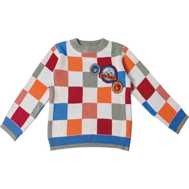Camper Embroidered Sweater, Multicolors