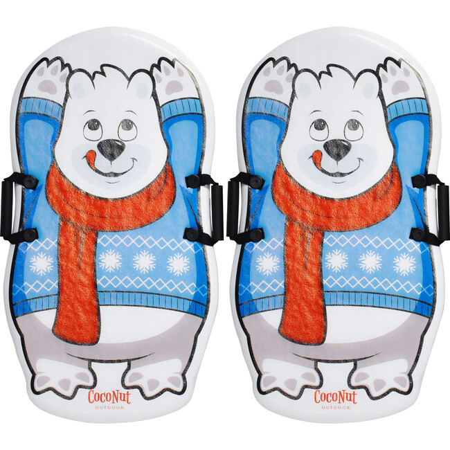 Polar Bear Single Rider Foam Sled - 2 Pack