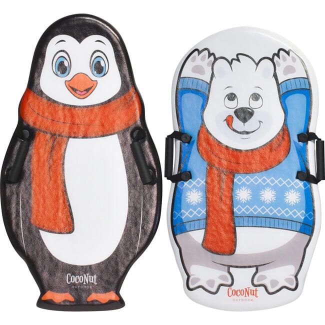 Penguin & Polar Bear Single Ride Foam Sleds Bundle - Sleds - 2