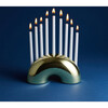 Nosh Menorah, Brass - Menorahs & Candles - 2