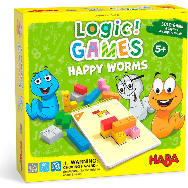 Logic! Games: Happy Worms