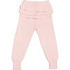 Ruffle Back Elastic Waist Jogger Pants, Blush - Pants - 1 - thumbnail