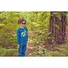 Rocket Space Knit Long Sleeve Ribbed Round Neck Jumper, Cobalt - Sweaters - 3