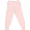 Ruffle Back Elastic Waist Jogger Pants, Blush - Pants - 5