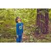 Rocket Space Knit Long Sleeve Ribbed Round Neck Jumper, Cobalt - Sweaters - 5