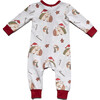 Parker Baby Holiday One Piece Zippy, Hedgehogs - Pajamas - 6