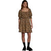 Women's Yasmin Dress, Gold Block - Dresses - 1 - thumbnail
