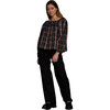 Women's Marla Top, Menswear Plaid - Blouses - 1 - thumbnail