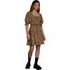 Women's Yasmin Dress, Gold Block - Dresses - 2
