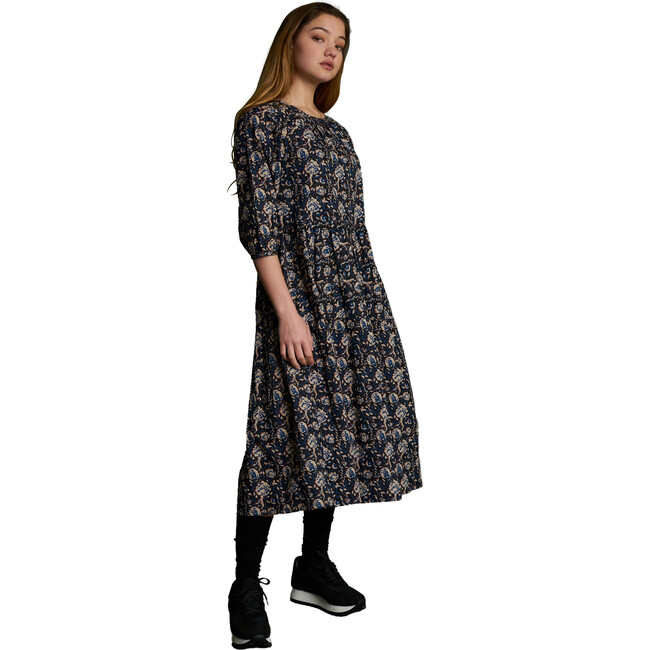 Women's Montecido Dress, Navy Block