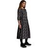 Women's Montecido Dress, Navy Block - Dresses - 3