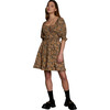 Women's Yasmin Dress, Gold Block - Dresses - 3