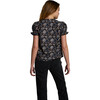 Women's Pia Top, Navy Block - Blouses - 3