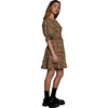 Women's Yasmin Dress, Gold Block - Dresses - 4