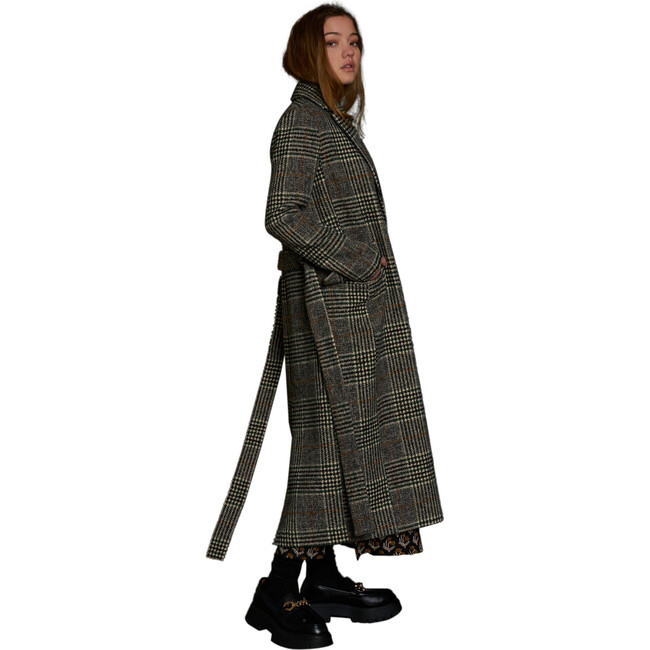 Women's Maggie Coat, Raven Plaid - Jackets - 6