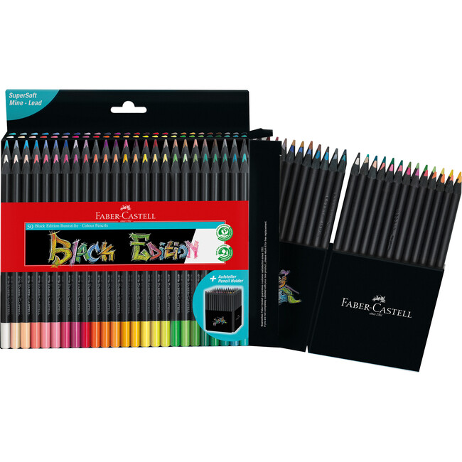 Black Edition Colored Pencils - 50 Count
