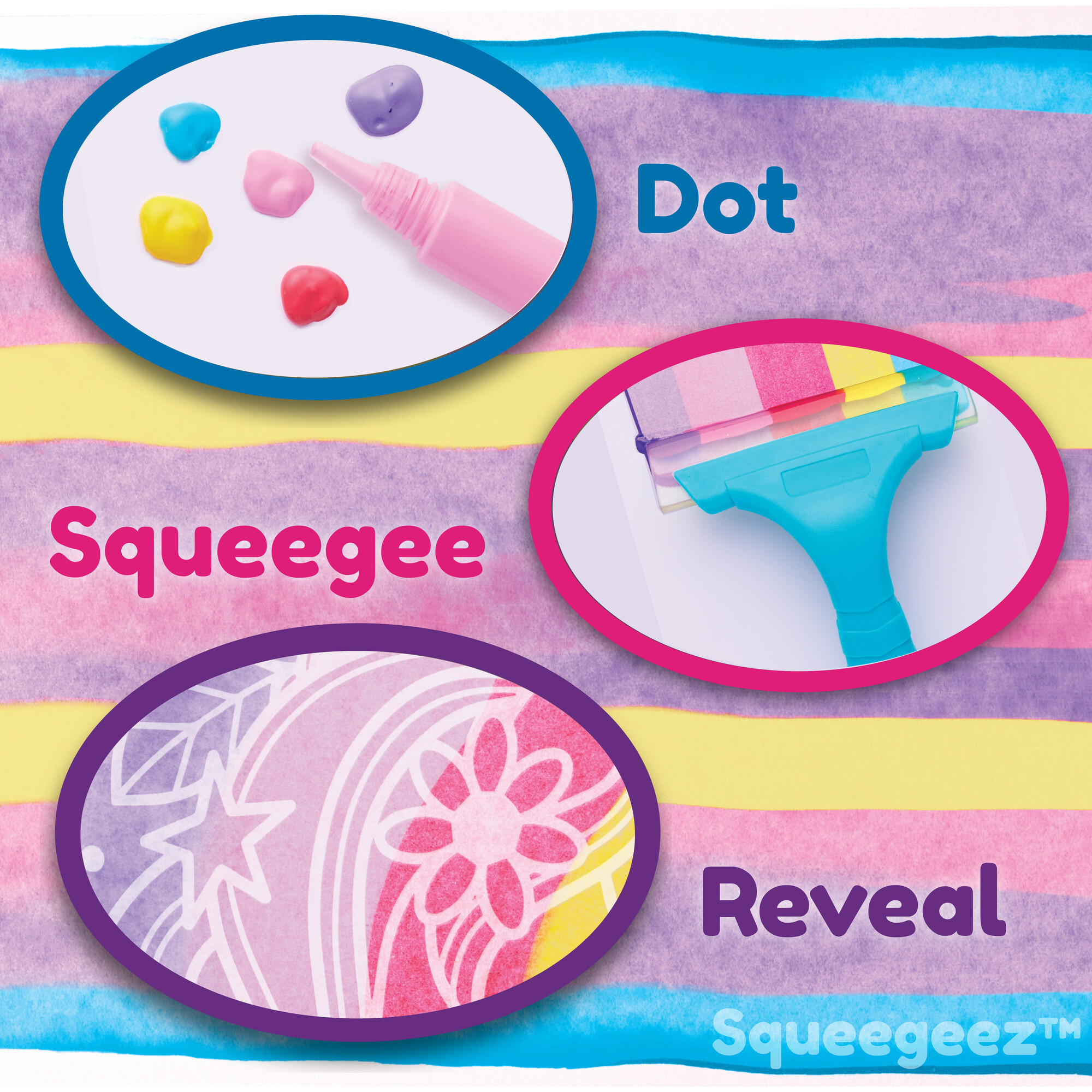 Squeegeez Magic Reveal Art Unicorn Kit