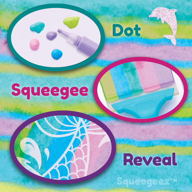 Squeegeez Magic Reveal Art Mermaid - Activities - 4