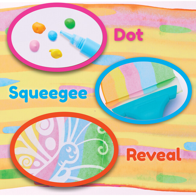 Squeegeez Magic Reveal Art Butterfly - Activities - 4