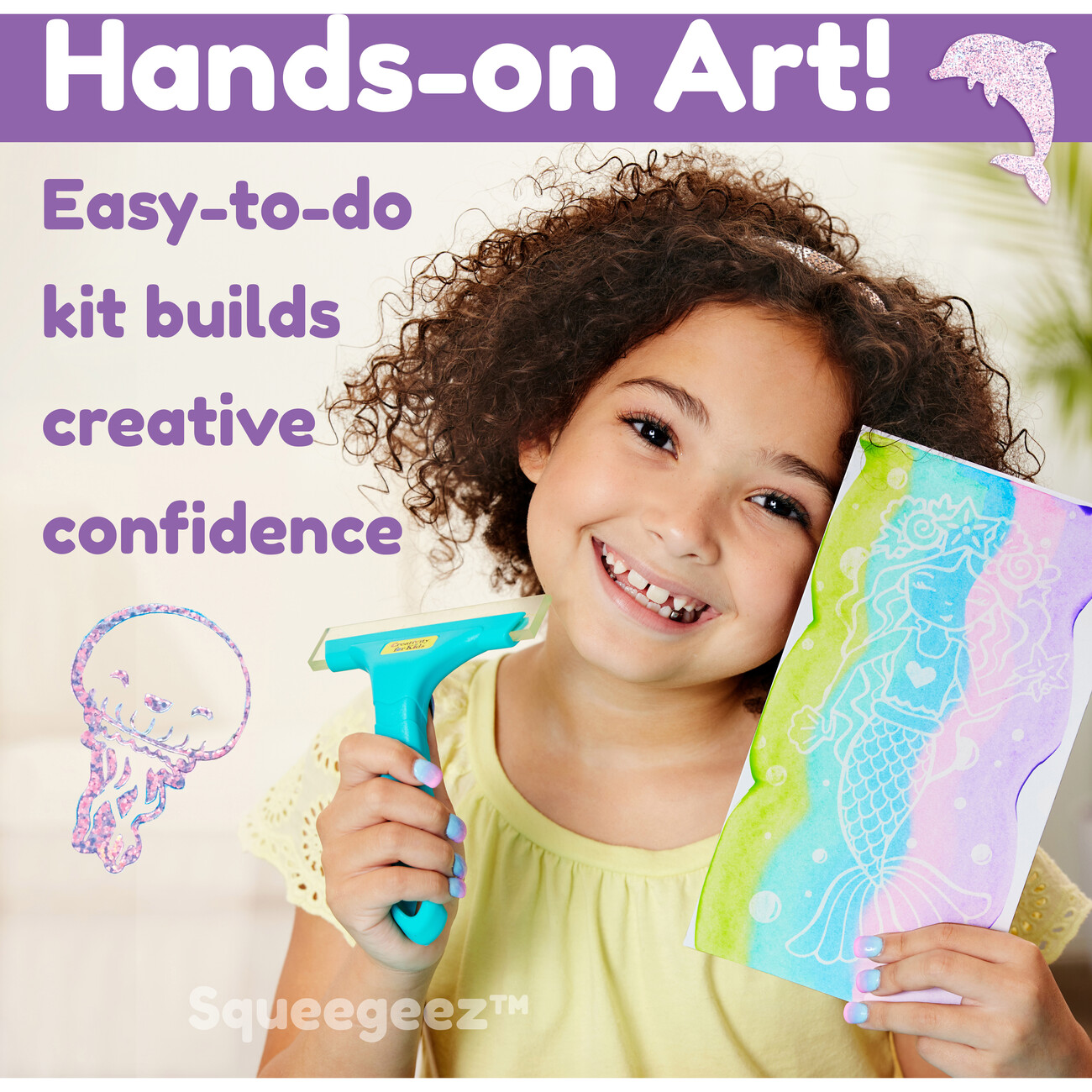 Creativity for Kids Squeegeez Magic Reveal Art Mermaid