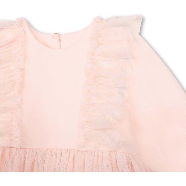 Ruffle Ceremony Dress, Pink - Dresses - 4