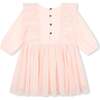 Ruffle Ceremony Dress, Pink - Dresses - 5