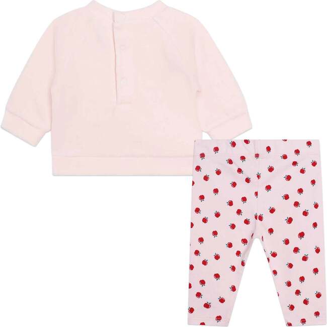 Cherry Ruffle Outfit, Pink - Mixed Apparel Set - 6